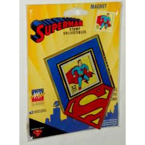 SUPERMAN   USA .32 cent MAGNET STAMP Collectible   (Celebrates the 