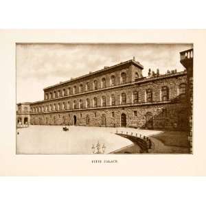 1906 Print Palazzo Pitti Palace Grand Duchy Florence Italy Renaissance 
