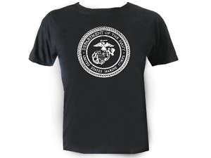US Marine Corps USMC Emblem USA Navy Army Armee Shirt  