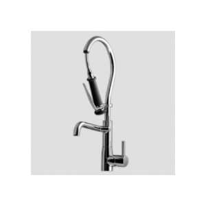    Hole, Side Lever Mixer w/Swivel Spout & Pull Down Pre Rinse Spray