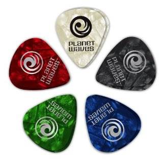 Planet Waves Assorted Pearl Celluloid Guitar Picks, 10 pack, Medium by 