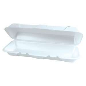   26600 12 x 4 1/2 x 3 Extra Large Foam Hoagie / Sub Container 100/PK