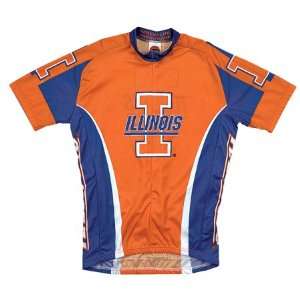   University of Illinois Fighting Illini Cycling Jersey Sports