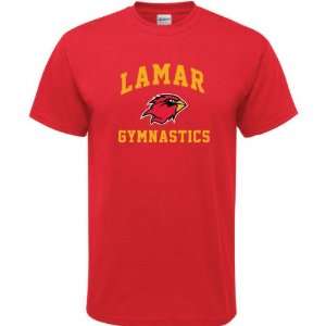    Lamar Cardinals Red Gymnastics Arch T Shirt: Sports & Outdoors