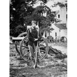  Private D.W.C. Arnold, Union Army, Photographed Near 