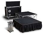 IntelliStage 12x8x32 Carpeted Portable Stage Kit NEW  