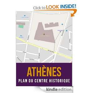 Athènes, Grèce  plan du centre historique (French Edition 