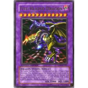    Yugioh Five Headed Dragon Gold Series 4 Gold Rare: Toys & Games
