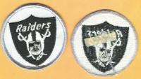 OLD AFL 60s OAKLAND RAIDERS 3 Inch LOGO PATCH Unused  