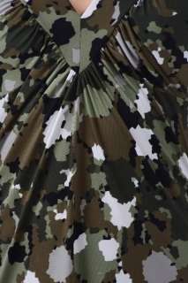 New Long Army Camouflage Maxi Dress Small Medium Large  