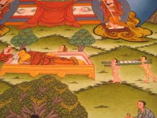 Shakyamuni Buddha Thangka Thanka Painting Nepal Art A  