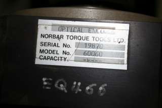 Norbar Torque Cycle Testing Machine  