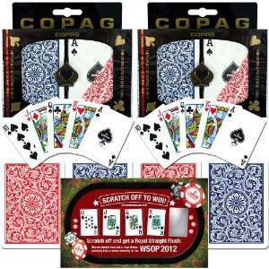   Cards red/blu + 2012 WSOP Entry (Playing Cards)