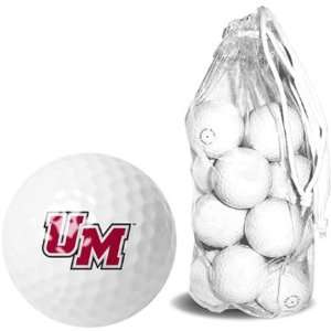 Massachusetts Amherst Minutemen UMass NCAA Clear Pack 15 Golf Balls 