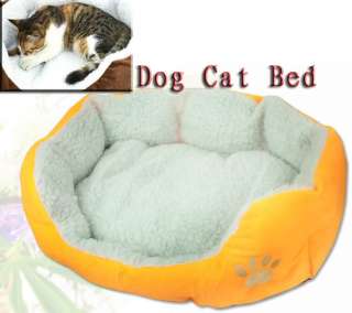 colors Warm Round Unique Soft Pet Dog Cat Bed + Cushion Dog Supplies 
