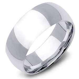  9mm Mens Sterling Silver Wedding Band Ring, 11 Jewelry