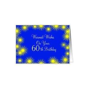  60th Birthday Card   Stars Card Toys & Games