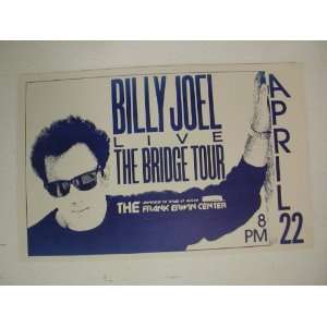    Billy Joel Handbill Poster The Bridge Tour Austin 
