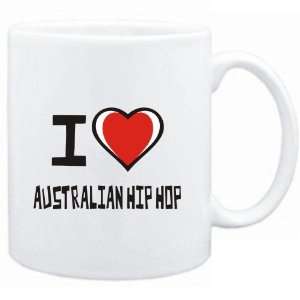    Mug White I love Australian Hip Hop  Music