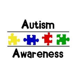Autism Awareness Round Sticker