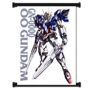  Mobile Suit Gundam 00 Exia Anime Fabric Wall Scroll Poster 