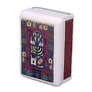  Jewish Symbols Ceramic Matchbox Holder