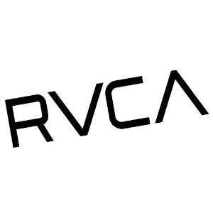  RVCA Apparel Sticker BLACK vinyl skate mma ufc decal 