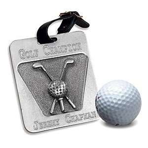  Fathers Day Gifts Personalized Pewter Golf Bag Tag 