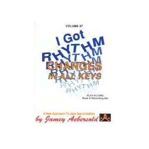  Jamey Aebersold Vol. 47 Book & CD   I Got Rhythm Musical 