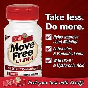  Schiff Move Free Ultra   Collagen and Hyaluronic Acid   60 
