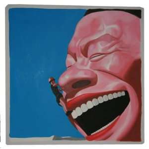  Hand painted Chinese contemporary art   iconic laughing 