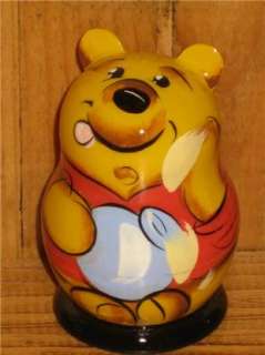 Russian tiny 5 doll Winnie Pooh Puh Matryoshka Disney  