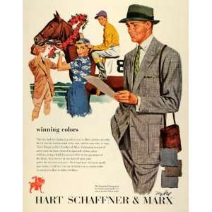   Clothing Race Horse Jockey   Original Print Ad