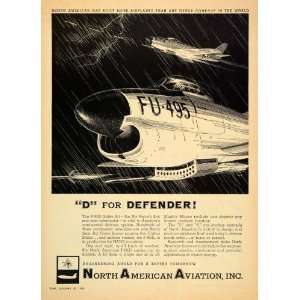   Jet NATO Atomic Missiles Bomb   Original Print Ad