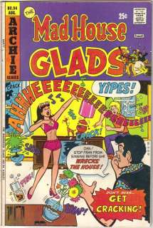 Mad House Glads Comic Book #94, Archie 1974 FINE  