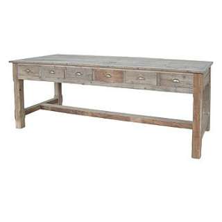   console wide table bleached pine recalimed wood architect 87 handmade