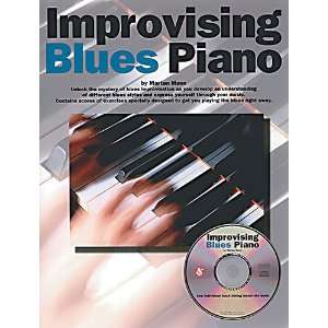  Improvising Blues Piano   Book and CD Package Musical 