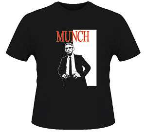 John Munch Law And Order TV Show SVU Cool Black T Shirt  