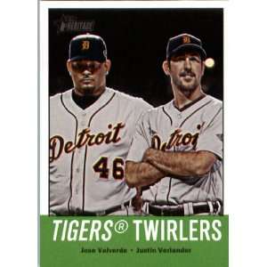   (Tigers Twirlers)(ENCASED MLB Trading Card) Sports Collectibles