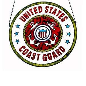  United States Coast Guard Stained Glass Suncatcher 