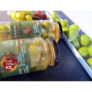   Gordal Pitted Olives (2 Units)  Grocery & Gourmet Food