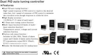New Digital Dual PID Temperature Controller TZN4S 14S SSR 1alram 