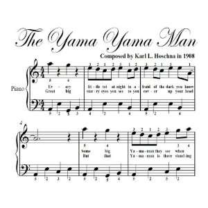 Yama Yama Man Big Note Piano Sheet Music