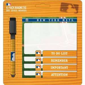  Turner New York Mets Magnetic To Do Notes, 4 Pack (8730180 