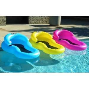 Chill Chair Floating Pool Lounge Yellow: Toys & Games