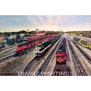  Southern Union Depot Memories Train Print   Signed: Home 