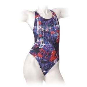  Finis Aquatuff Bladeback Focus   Female 38 Purple/Navy/Red 