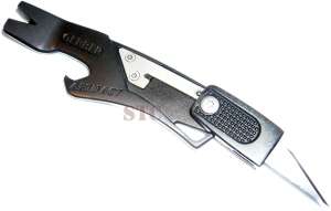 Gerber Artifact Mini Tool Knife Removable Blade Bottle Opener Pry Bar 