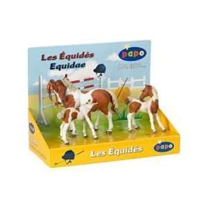  Papo   Pinto Horses   Gift Set Toys & Games