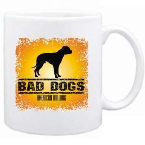  New  Bad Dogs American Bulldog  Mug Dog: Home & Kitchen